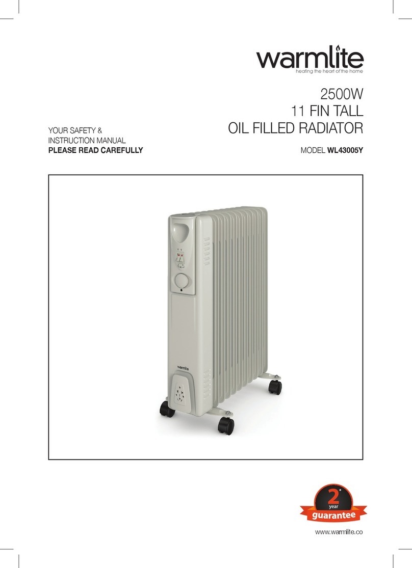 Warmlite WL43005Y instruction manual