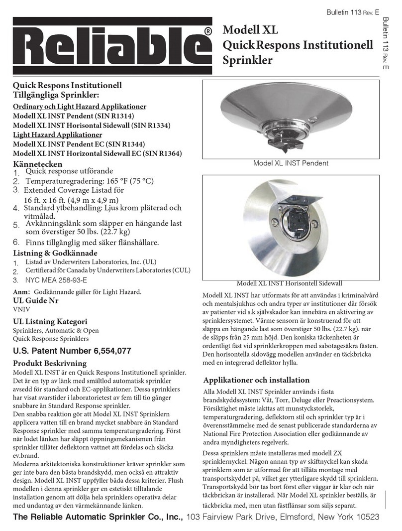 Reliable XL Series User manual