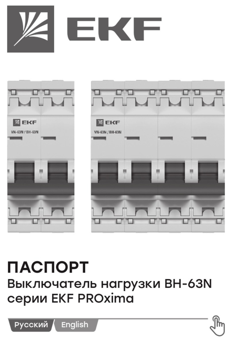 EKF VN-63N EKF PROxima Technical manual
