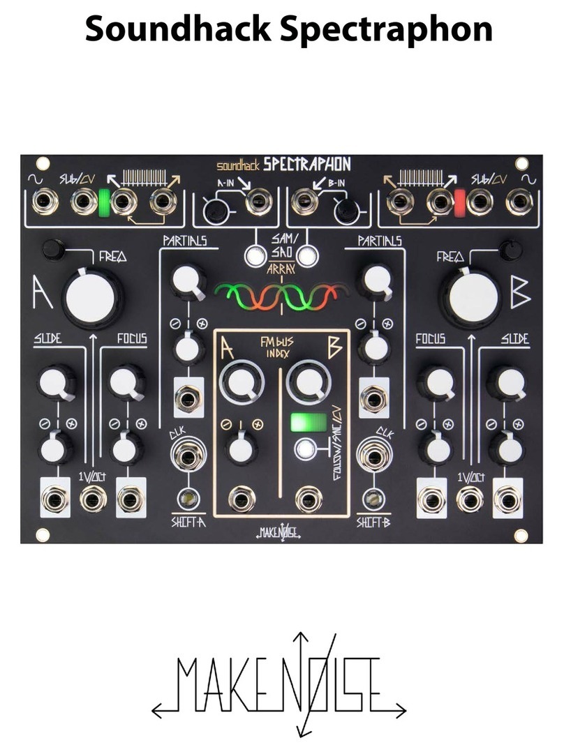 Make Noise Soundhack Spectraphon User manual