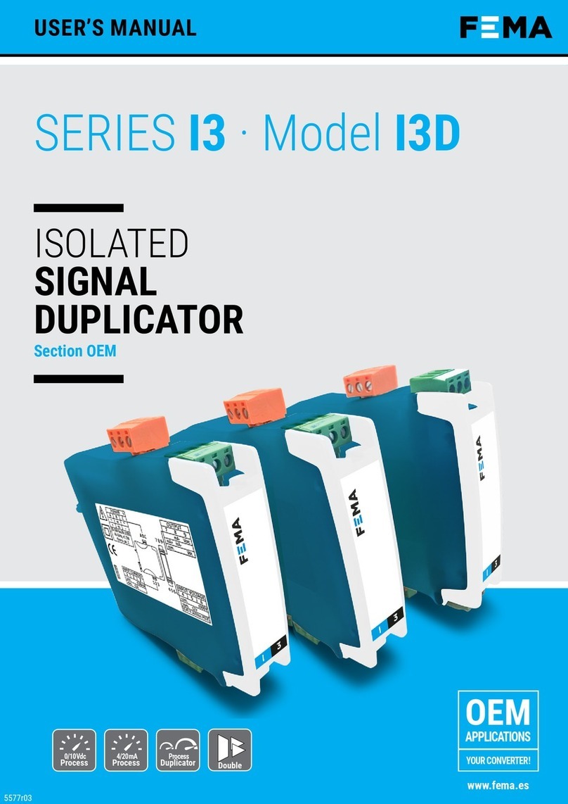 Fema I3 Series User manual