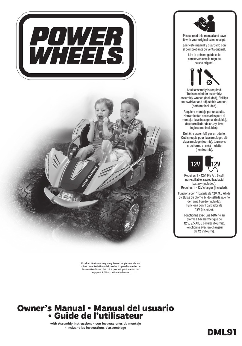 Power Wheels DML91 owner's manual Power Wheels DML91 owner's manual