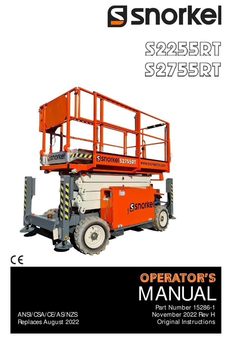 Snorkel S2255RT Operator's manual