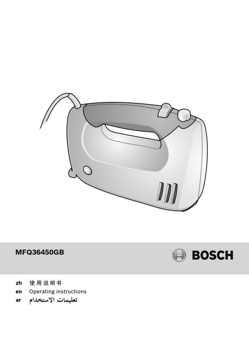 Bosch MFQ36450GB operating instructions