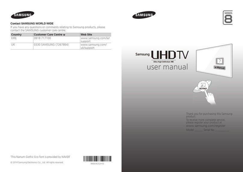 Samsung UE65HU8200 manual