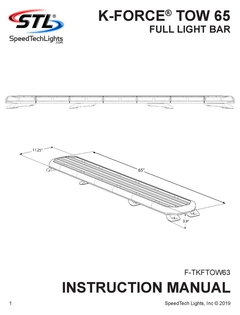 SpeedTech Lights K-FORCE TOW 65 User manual