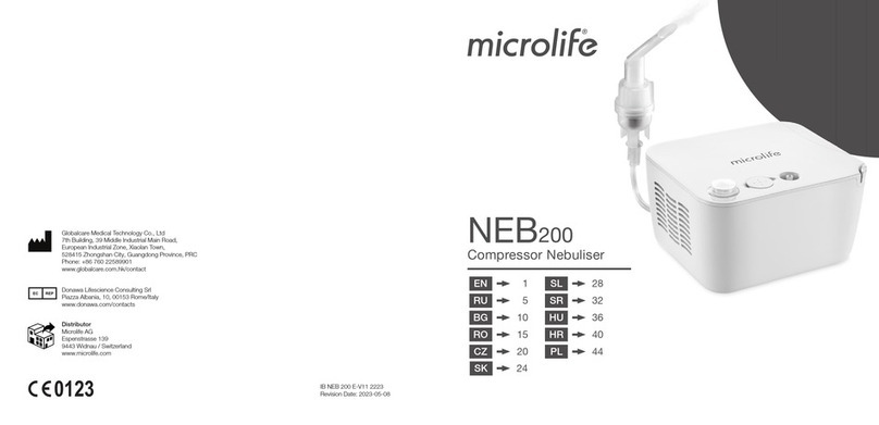 Microlife NEB200 User manual