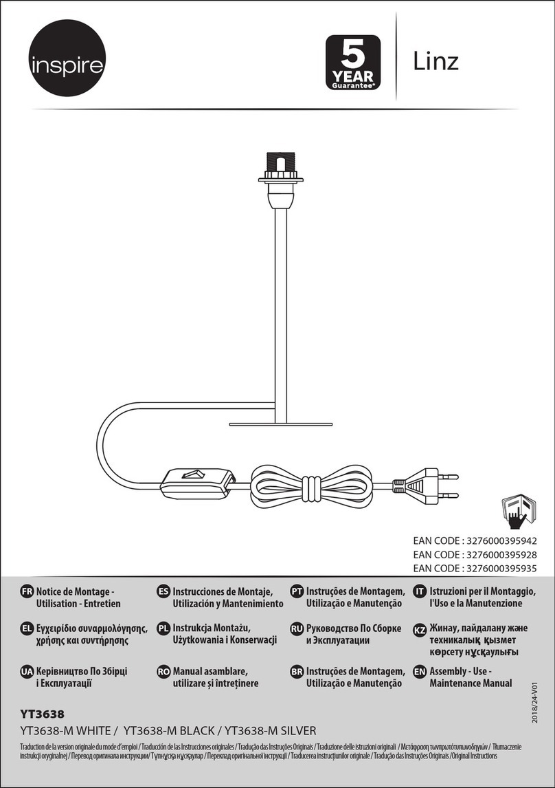 Inspire Linz YT3638 Assembly instructions