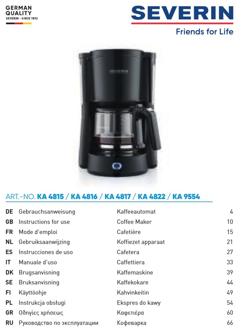 SEVERIN KA 9554 User manual
