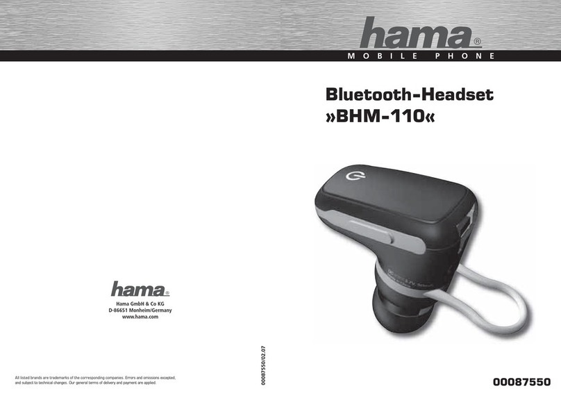 Hama BHM-110 Operating	 instruction