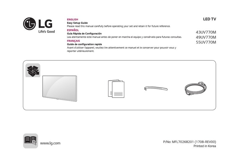 LG 49UV770M Quick start guide