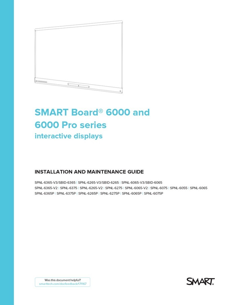 SMART Board SPNL-6365-V3/SBID-6365 Product manual