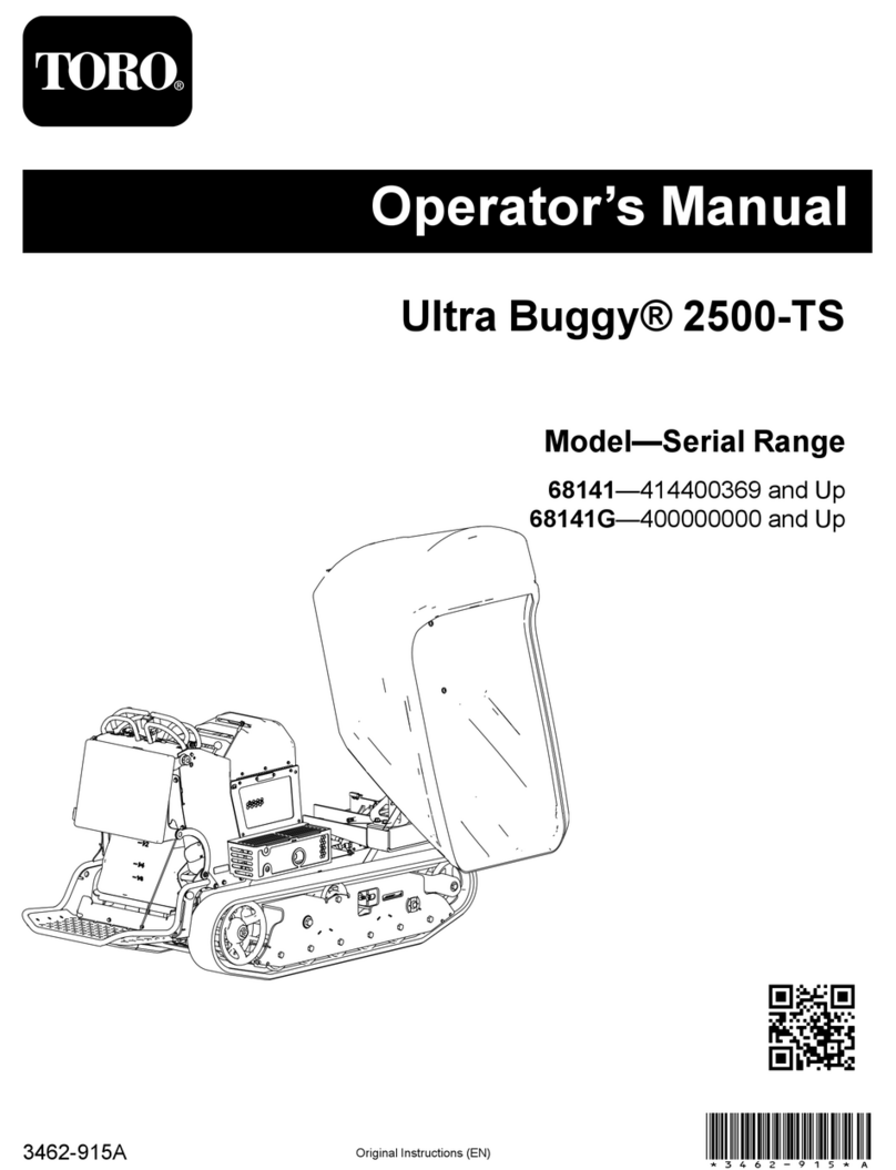 Toro Ultra Buggy 2500-TS Operator's manual