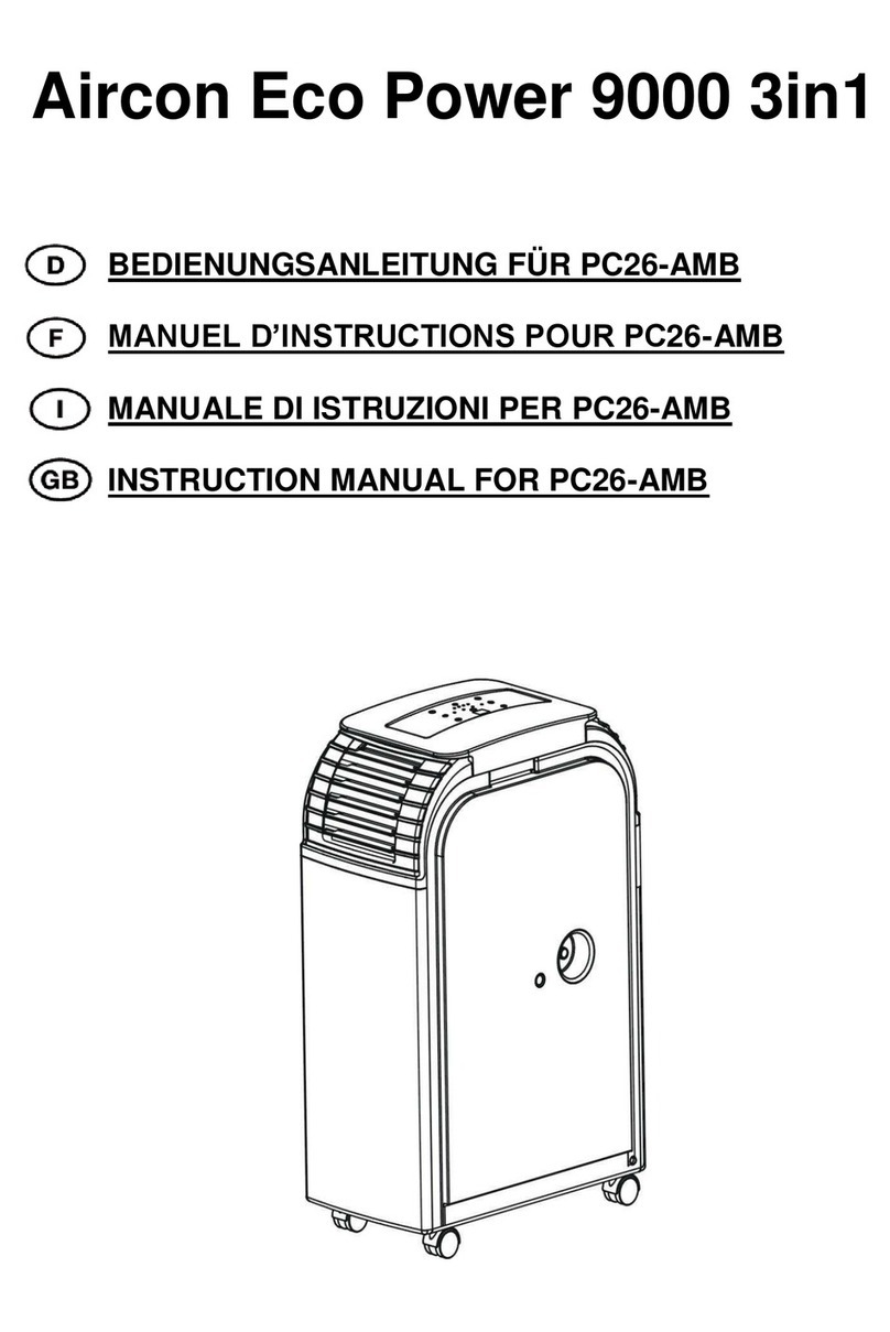 aircon Eco Power 9000 User manual