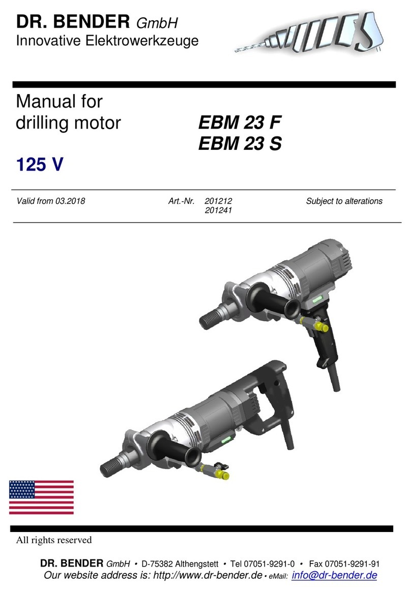 DR. BENDER EBM 23 F manual