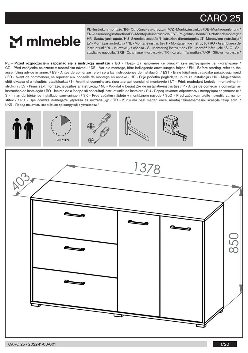 mlmeble CARO 25 User manual mlmeble CARO 25 User manual