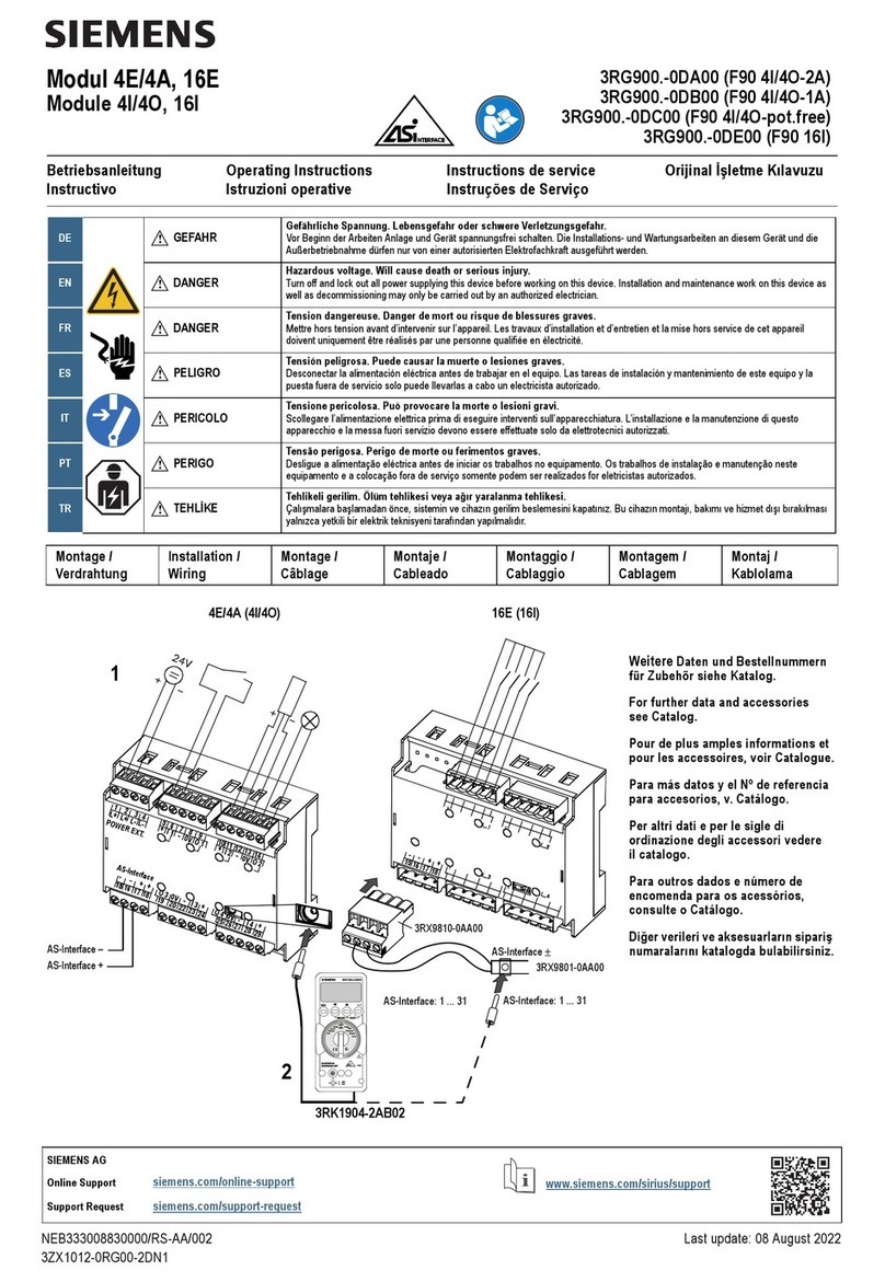Siemens SIJECT 16i User manual