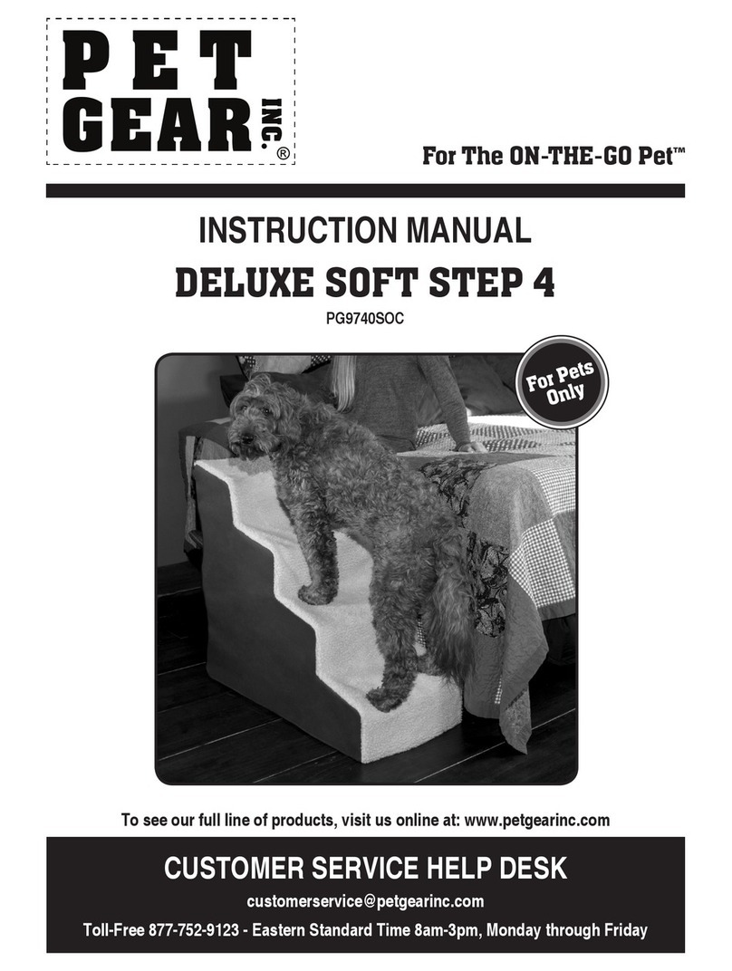Pet Gear DELUXE SOFT STEP 4 instruction manual