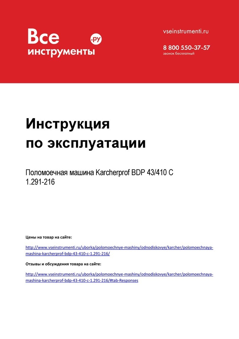 Kärcher BDP 43/410 C User manual