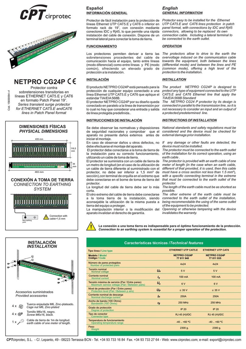 CPT NETPRO CG24P manual