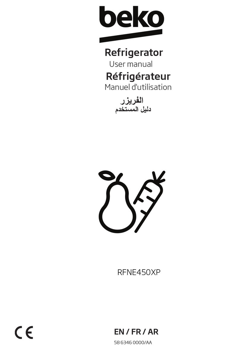 Beko RFNE450XP User manual