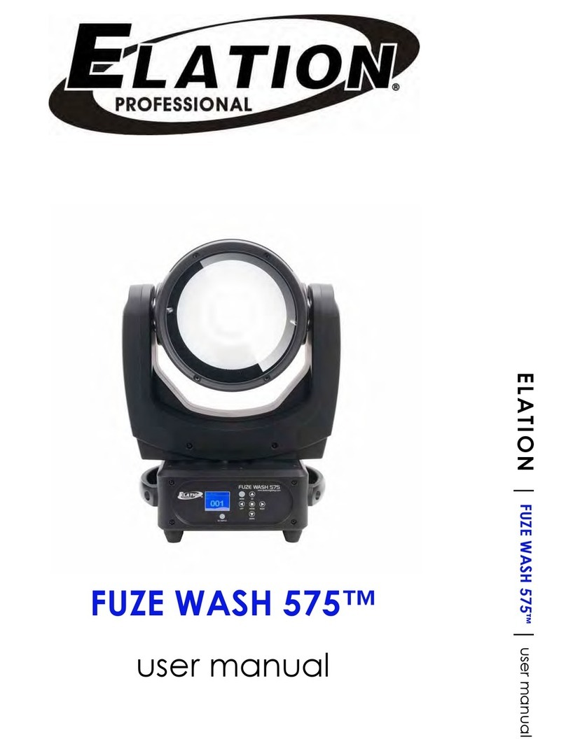 Elation FUZE WASH 575 User manual