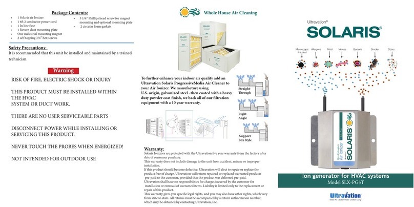 Ultravation SOLARIS SLX-PG5T manual