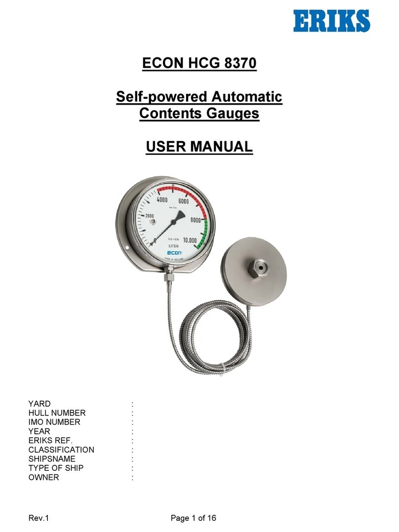 ERIKS ECON HCG 8370 user manual