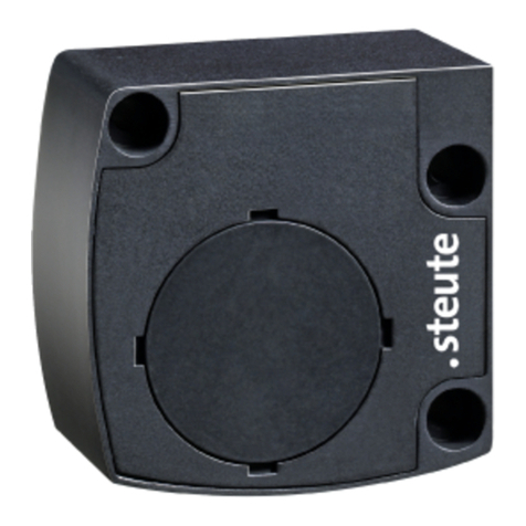 steute RF 10 SW868 Mounting and wiring instructions