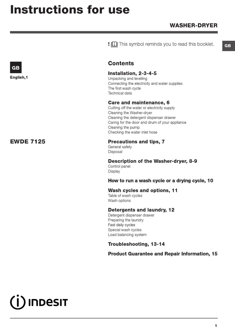 Indesit EWDE 7125 User manual