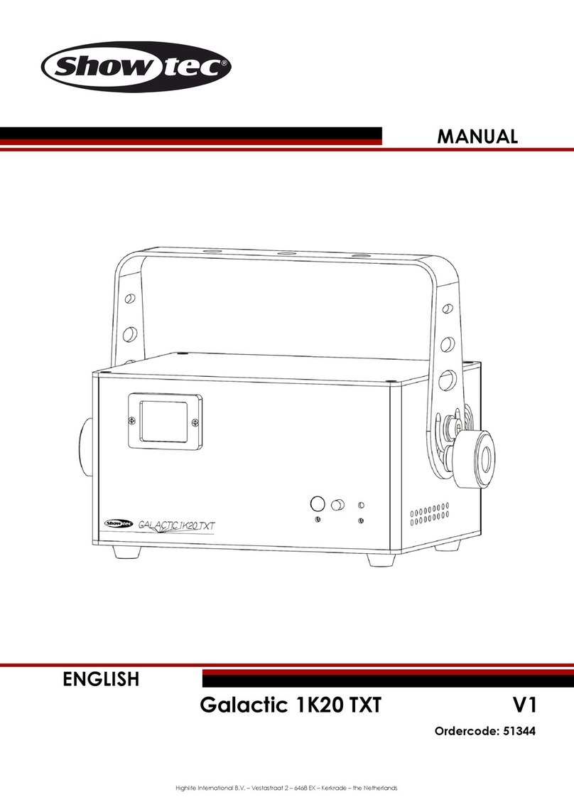 Show Tec Galactic 1K20 TXT User manual