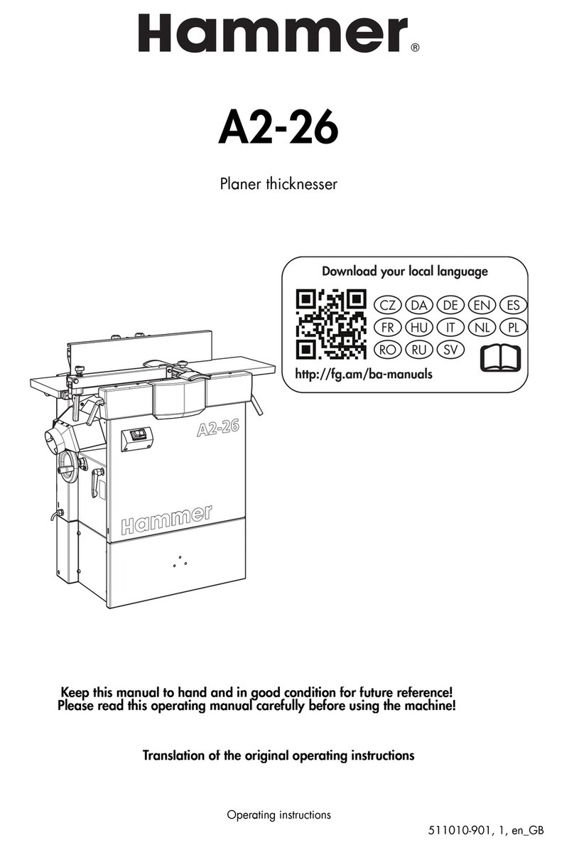 Hammer A2-26 operating instructions