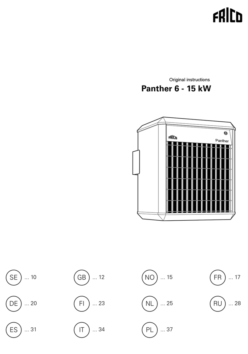 Frico Panther 6-15 User manual