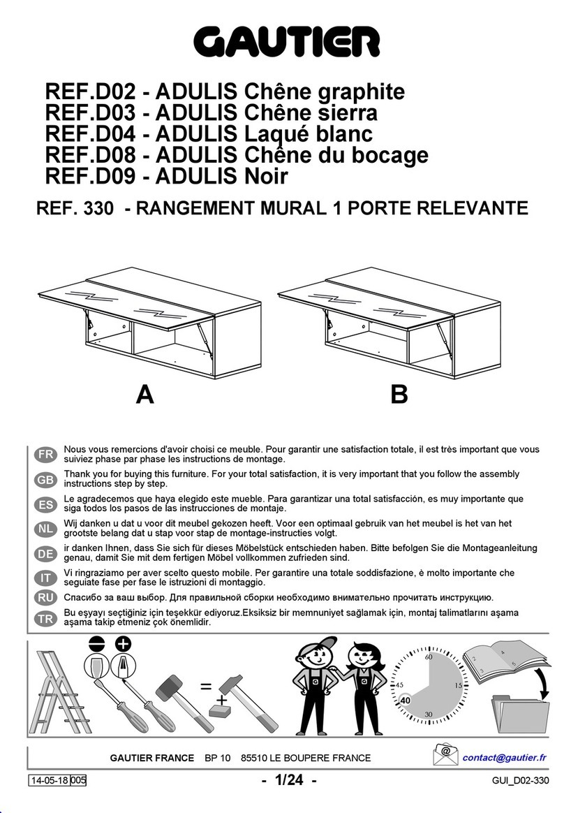 Gautier ADULIS 330.D02 manual