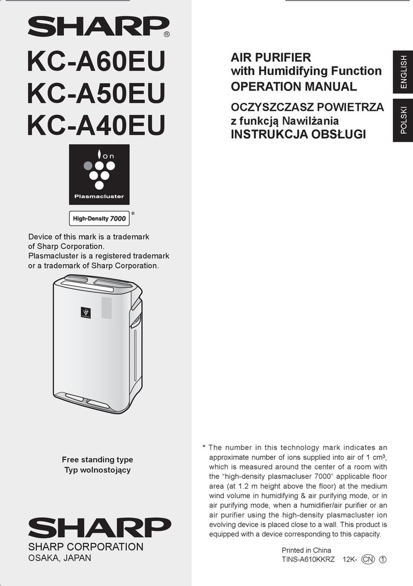 Sharp KC-A50EU User manual