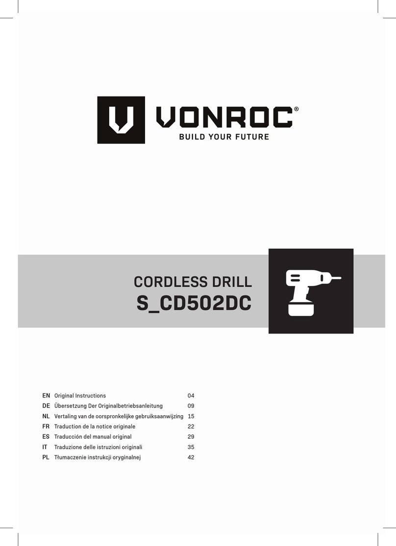 VONROC S CD502DC instructions