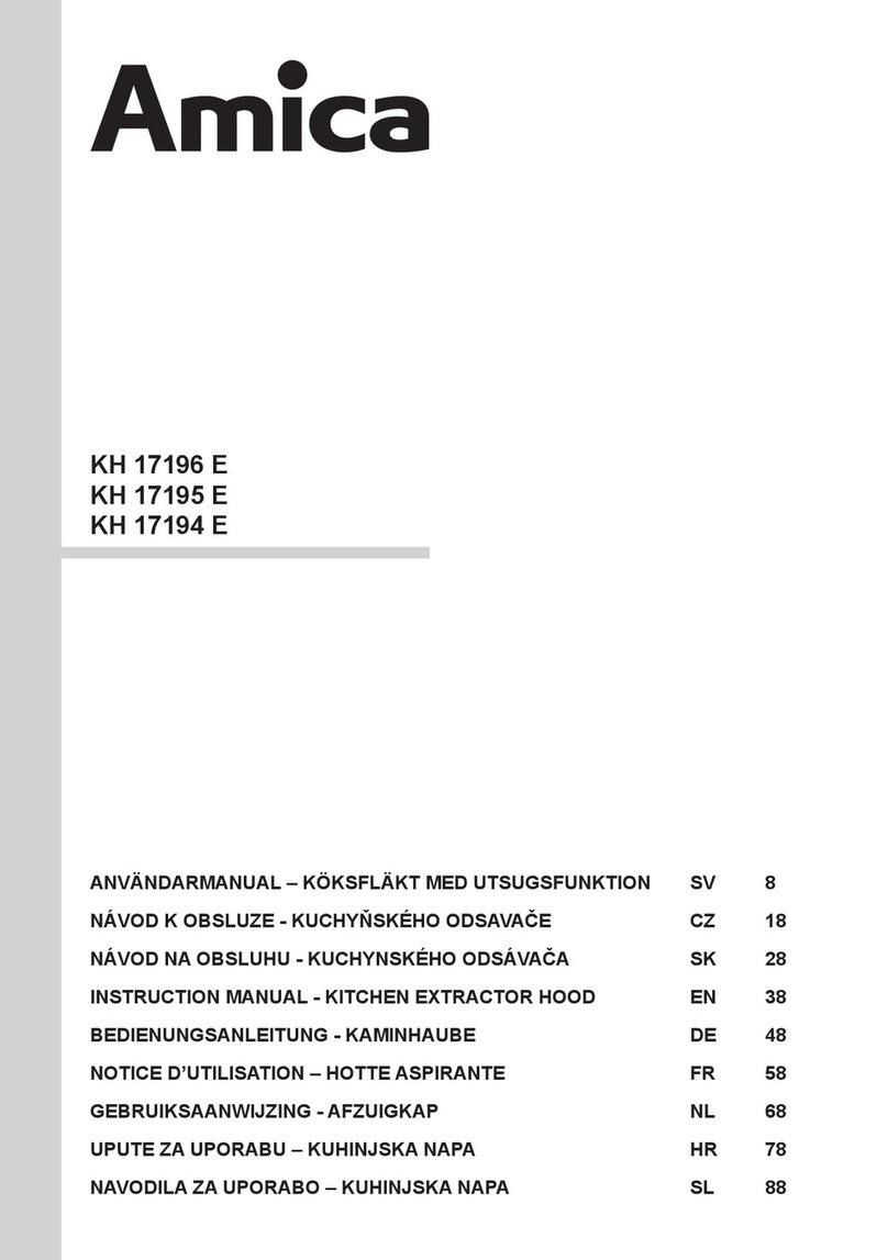 Amica KH 17196 E instruction manual