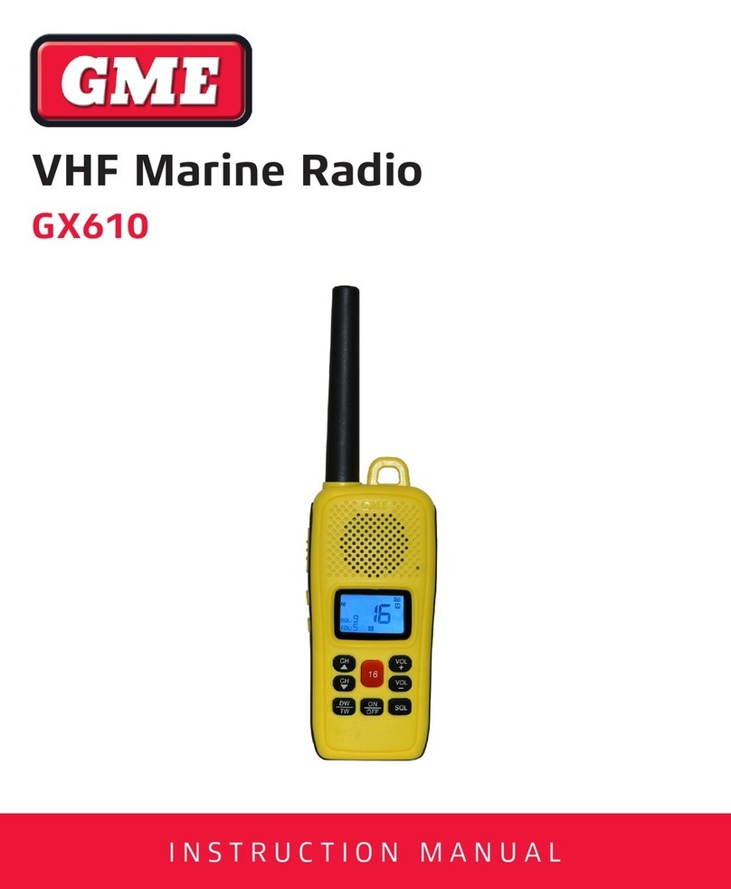 GME GX610 User manual