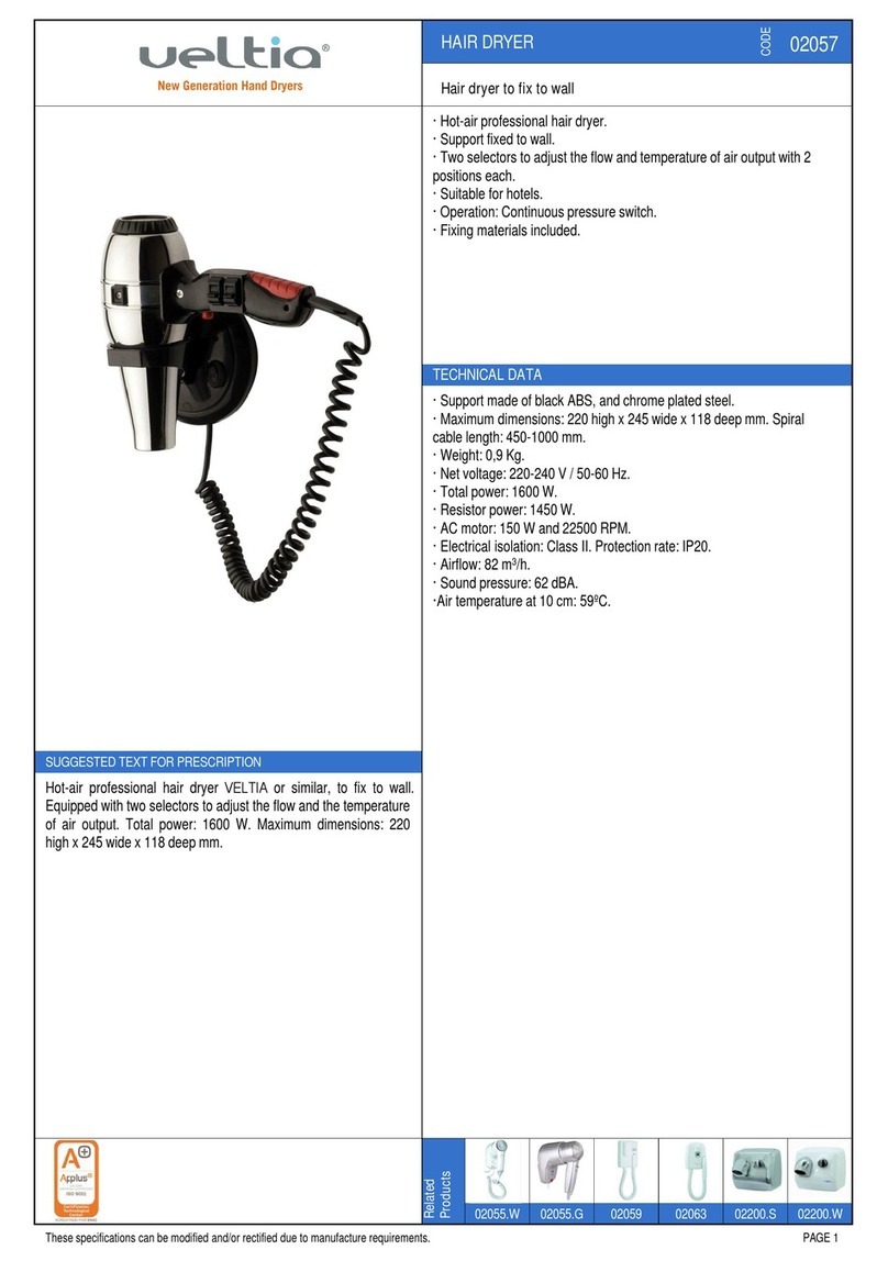 Veltia 02057 manual