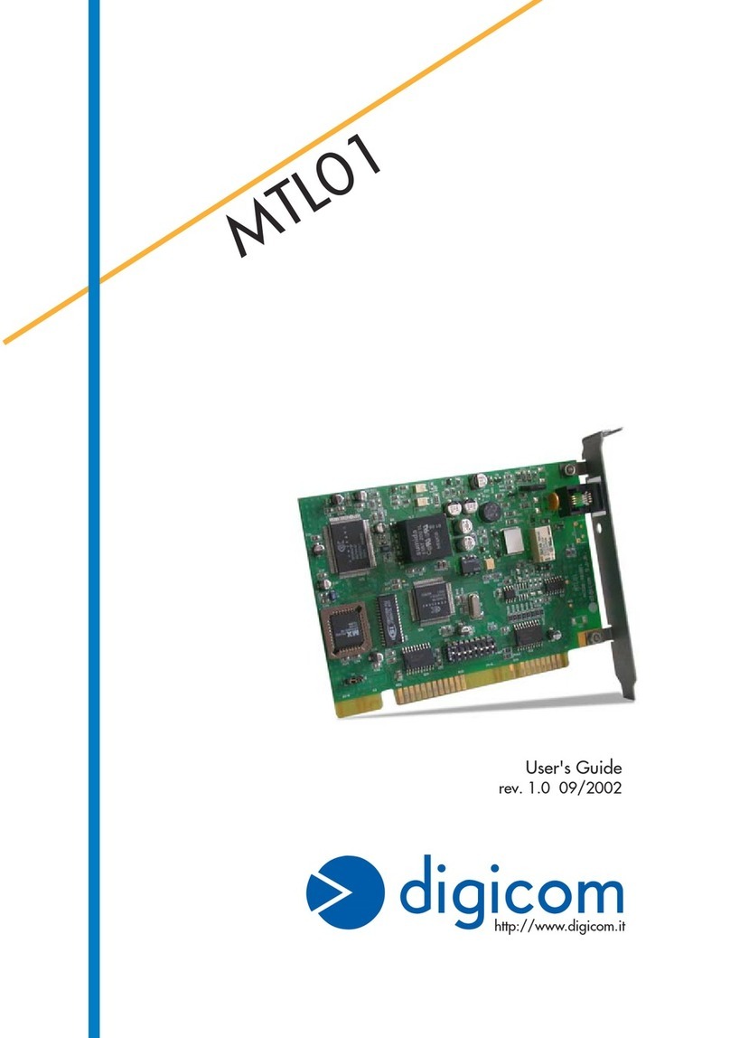 Digicom MTL01 User manual