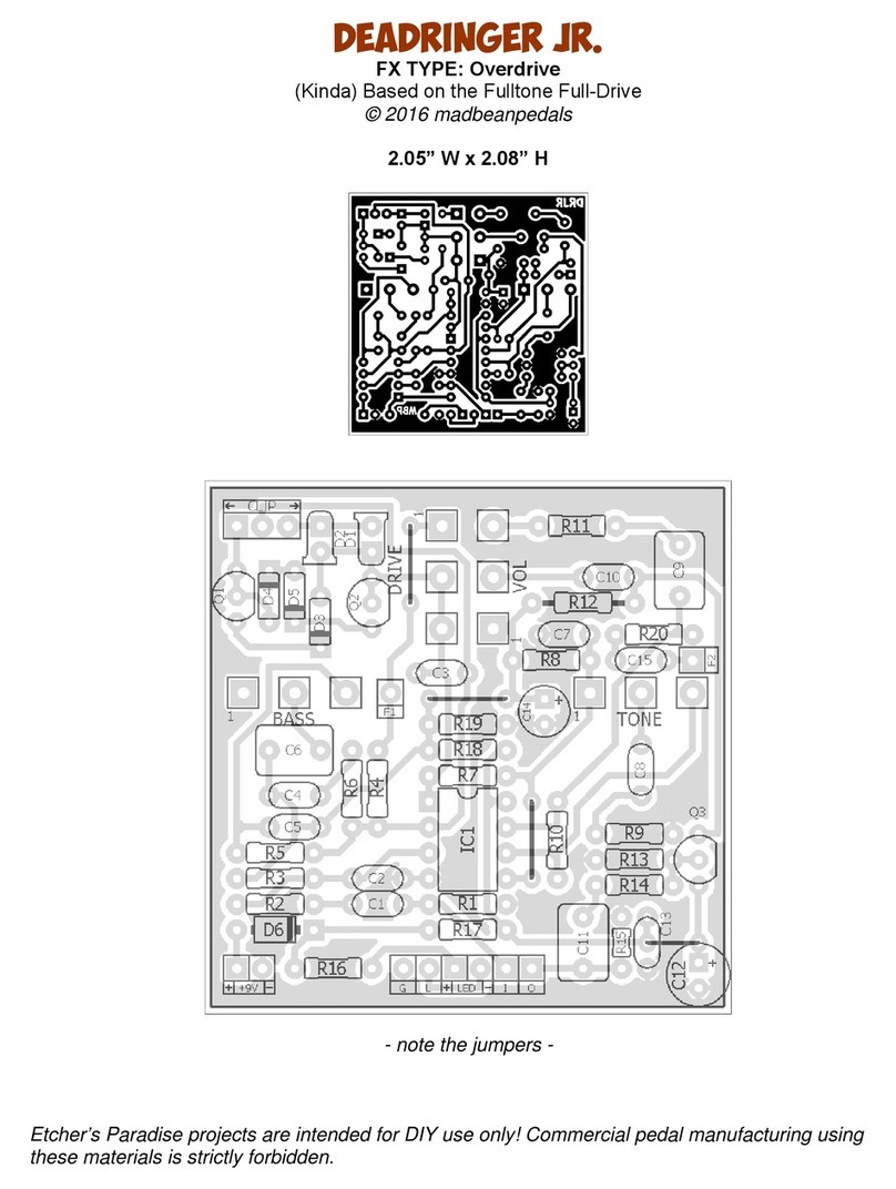 Mad Bean Pedals DEADRINGER JR. manual