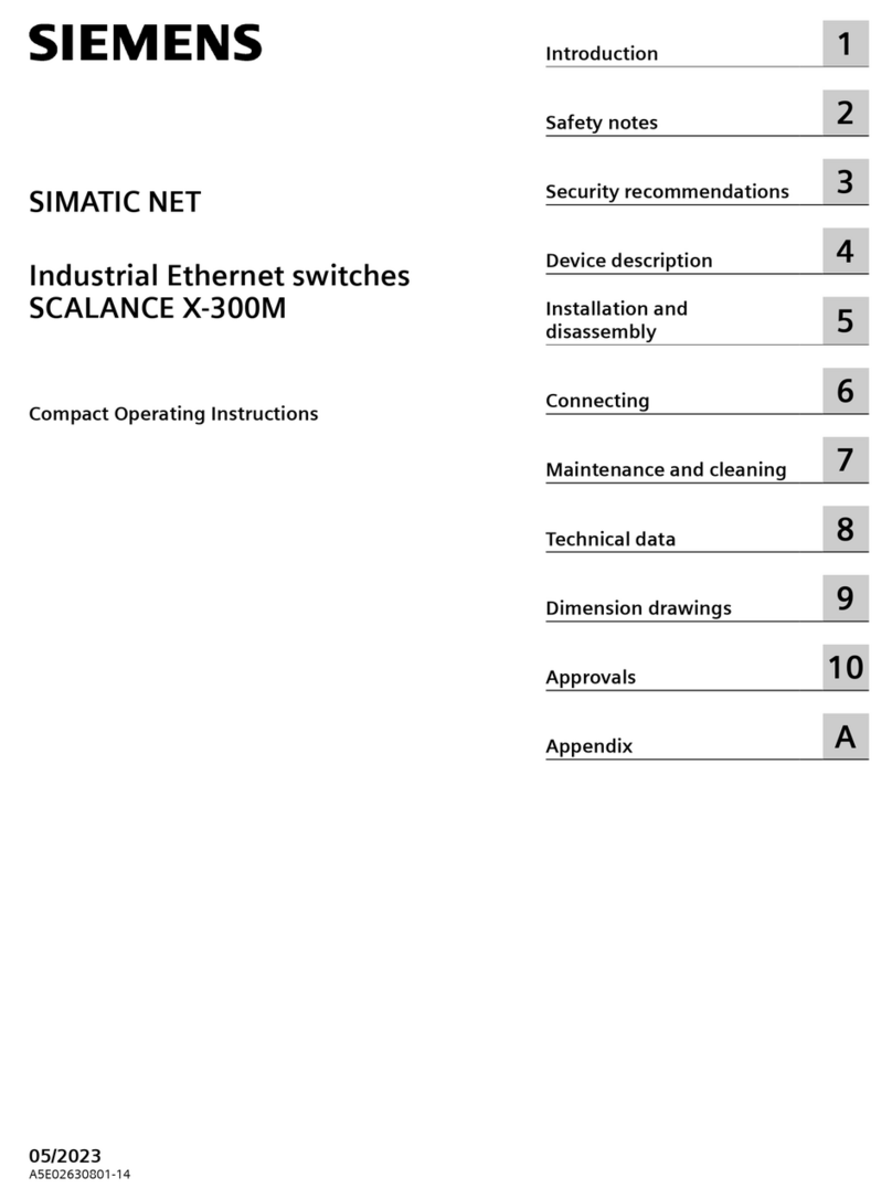 Siemens SIMATIC NET SCALANCE X-300M Administrator guide