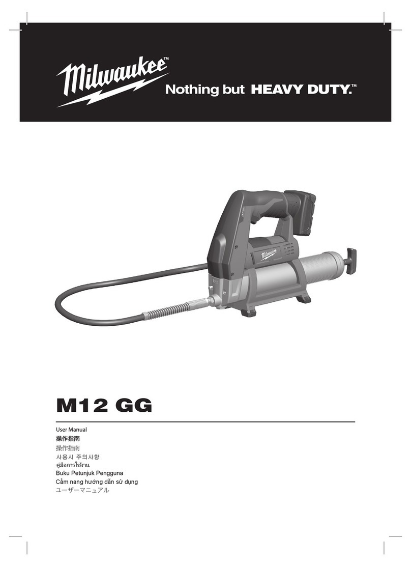 Milwaukee M12 GG user manual