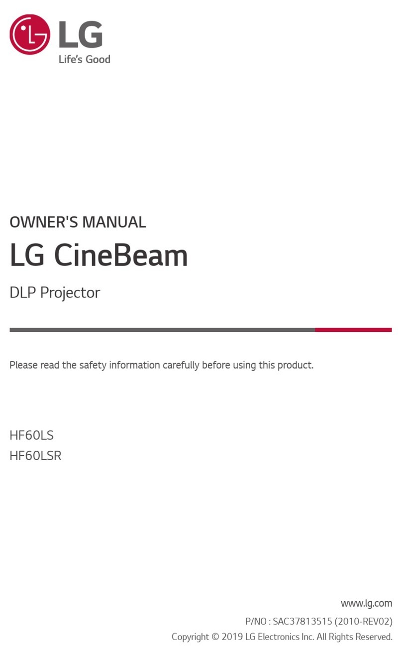 LG HF60LS User manual