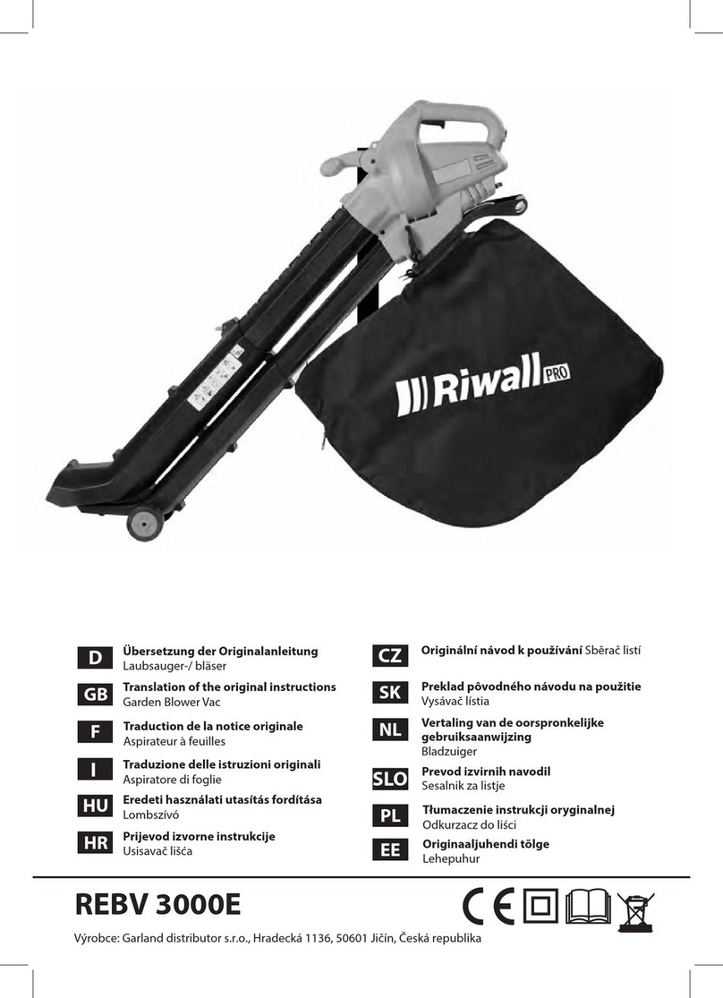 Riwall PRO REBV 3000E Translation of the original instructions