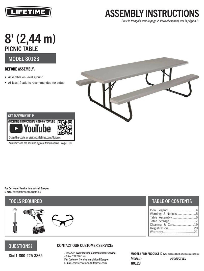 Lifetime 80123 Assembly instructions