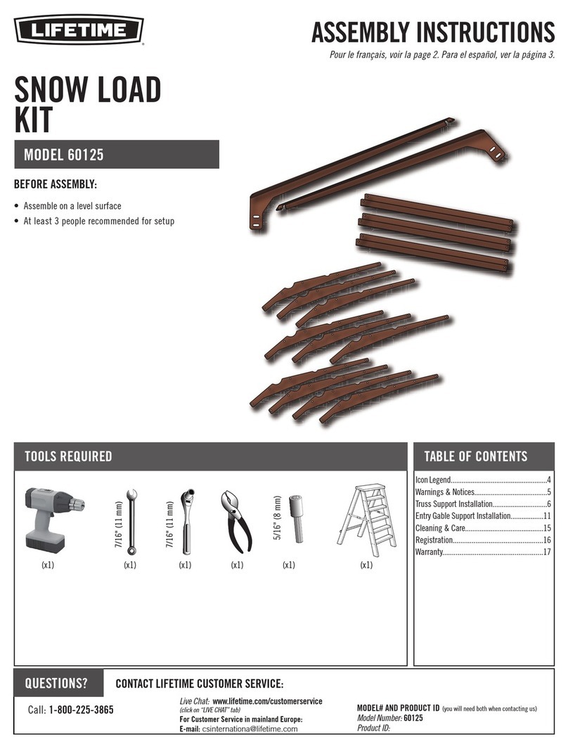Lifetime 60125 Assembly instructions
