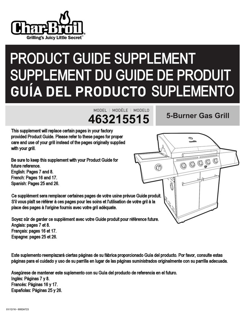 Char-Broil 463215515 Owner's manual