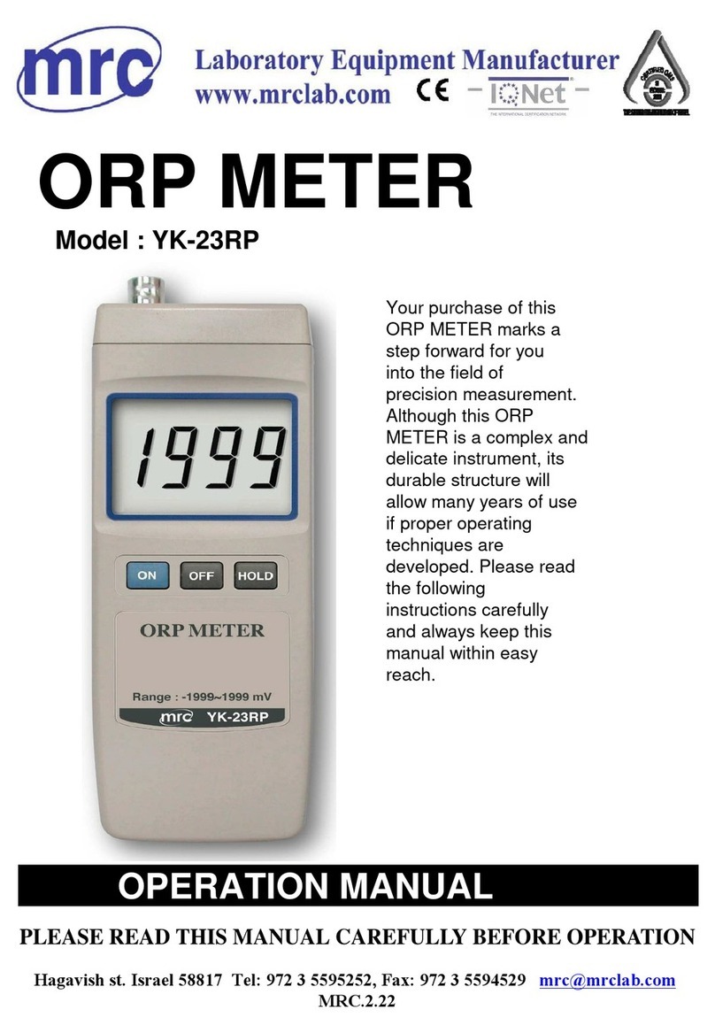 MRC YK-23RP User manual