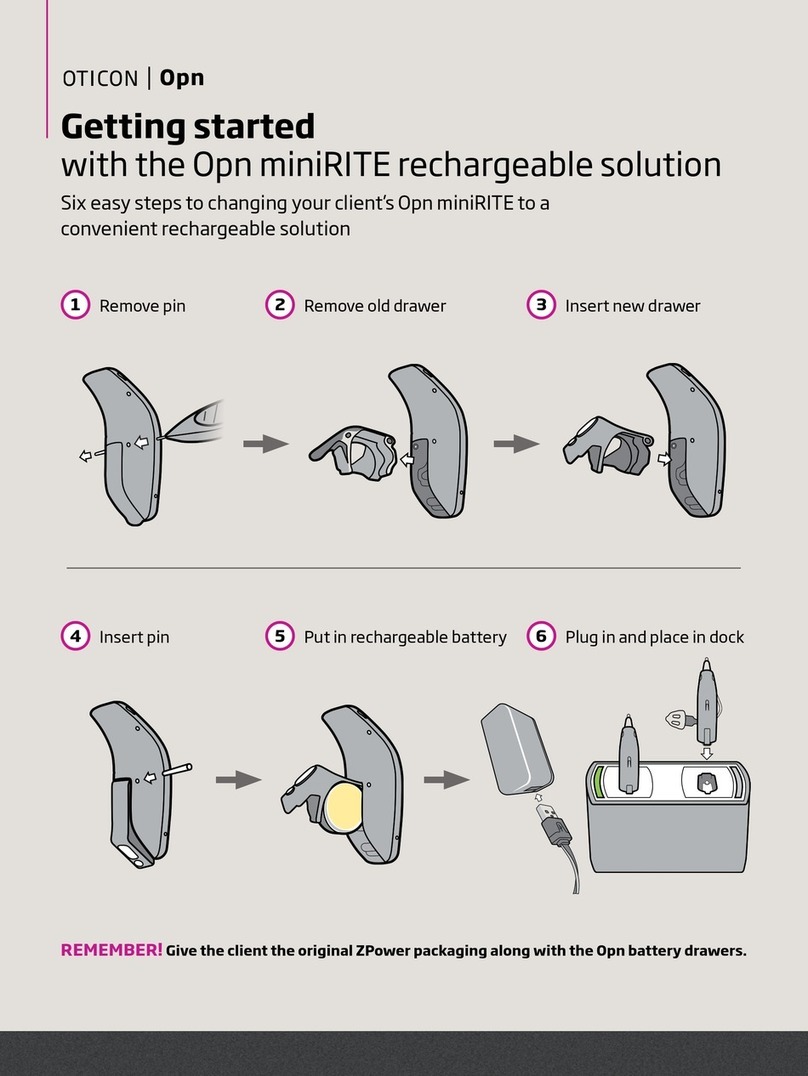 oticon Opn miniRITE Getting started